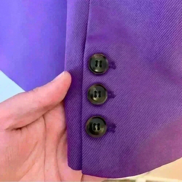 SAINTART Gia Blazer Royal Purple Size Small - Picture 5 of 6